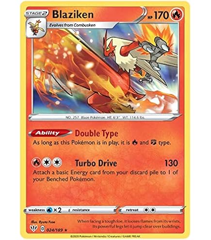 blaziken v pokemon card Amazon.com: Blaziken Vmax & V - Chilling Reign - Pokemon Ultra Rare Lot
