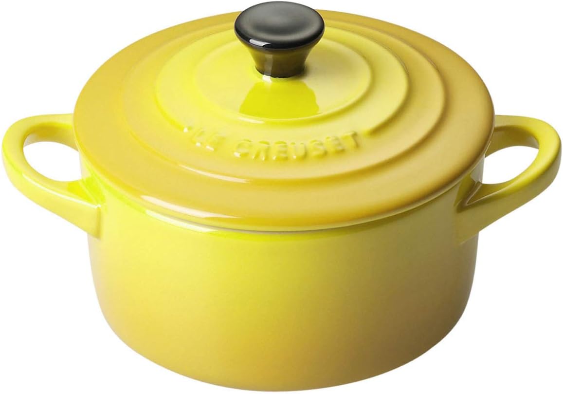 LE CREUSET Stoneware Petite Round Casserole, 0.25 L, Soleil, 71901104030100, 200 ml - Image 3
