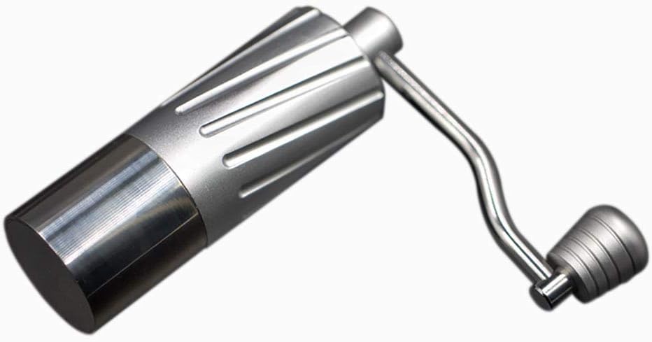 PLHMS Hand Coffee Machine Metal, Manual Coffee Grinder, Stainless Steel Conical Burr Mill, for Precision Brewing Espresso, Portable Manual Coffee Bean Grinder