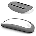IRAINSUN Mouse Silicone Case, for Apple Magic Mouse 1&2, Drop Proof, Dust Proof, Ultra Thin Cover (Grey)
