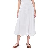 Peachy Den Women's Deba Porcelain Midi Skirt