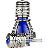 3 Arches USA Spikenard Anointing Oil, Blue Cobalt Vial, 0.24 fl oz | Extra virgin olive oil base, natural spikenard essential oil, biblical tradition, prayer and wellness rituals, reusable glass
