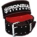 Powerlifting Belt/Weight Lifting Belt - 10mm Double Prong - 4-inch Wide Suede Leather - Power Back Support for Weightlifting, Strength Training, Strongman - Men & Women