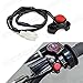 NICECNC Black Engine Kill Switch Starter Switch for all Electric Start Or Carbureted Off-road motorcycles,ATV,Monkey Bikes,Scooters,Quard
