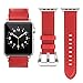 SWEES Genuine Leather Band Compatible iWatch Apple Watch 38mm Series 3, Series 2, Series 1, Sports & Edition for Women, Small Replacement Designer Design Dressy Accessories