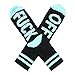 Helury Socks Funny Socks Fuck Off Cotton Socks Half Crew Unisex Printed Socks
