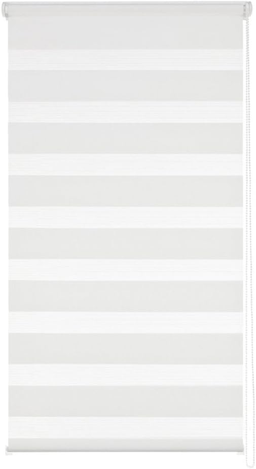 YOHOKO Roller Blind Translucent or Blackout 2 Ways Alternative No Drilling Window Door Daylight Shade Curtain (27.5''×59")