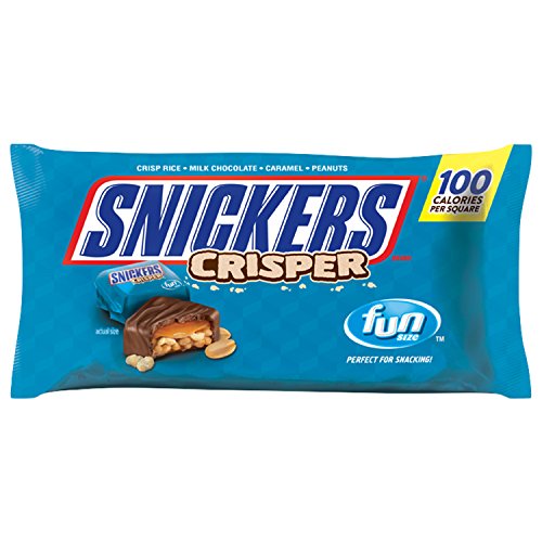Snickers crisper fun size chocolate bars candy,10.61-ou…