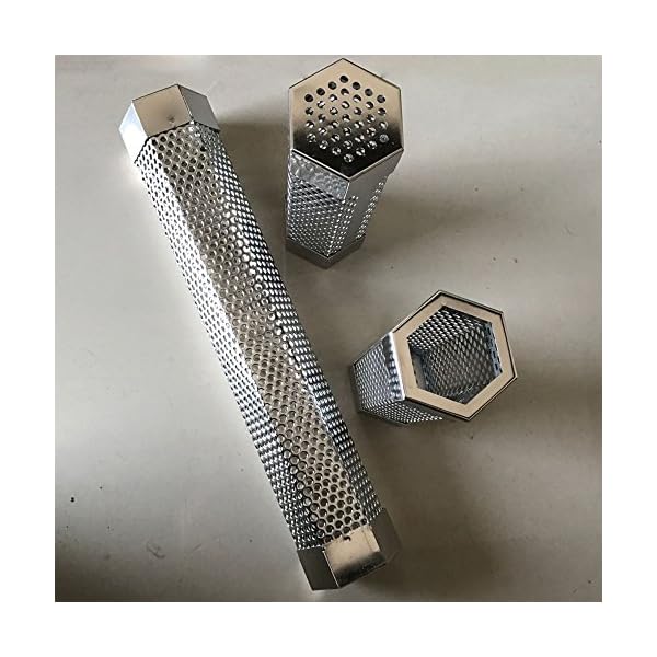 Pellet-Smoker-Tube-12-Perforated-Stainless-Steel-BBQ-Smoke-Generator-Add-Smoke-Flavor-to-All-Grilled-Foods-Easily-and-Safely