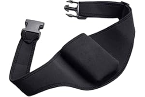 Hpessoterr 1 PCS Microphone Aerobics Bag,Mic Belt with Anti Dropping Strap, Holder Strap Sweat Absorbent Waistband Bag for Fi