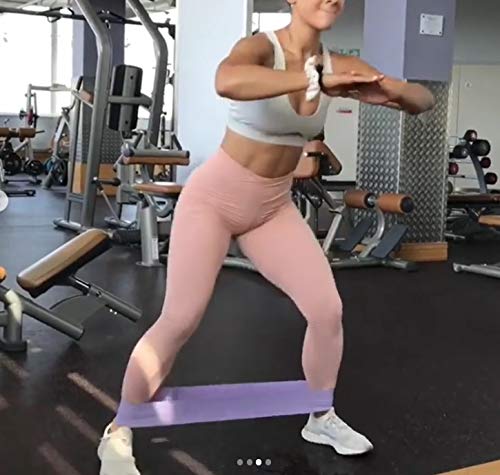 Fay Bless Resistance Bands Exercise Bands for Legs Butt Glute Training Fit Loop Booty Band for Men and Women - Set of 4 (Blue,Pink,Purple)