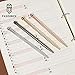 PASISIBICK Novelty Skull Ballpoint Pens,Metal Writing Pen for Nurse Dr. Stationery Crazy Student Gift (Pack 4)