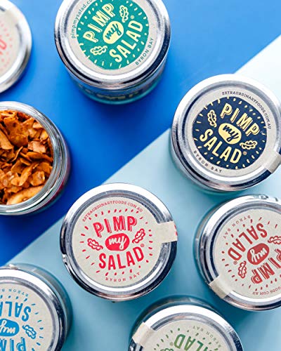 PIMP MY SALAD Vegan Bacon Substitute | Keto, Gluten Free, Dairy Free, Paleo | Crunchy Meal & Salad Toppers Made with Whole Food Ingredients | Coconut Bacon | Eco Jar | 2.1 oz