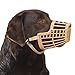 Basket Cage Dog Muzzle, Beige, Adjustable for All Sizes, Easy to Use, Cool Style, By Bemix (Small)