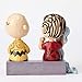Peanuts by Jim Shore Charlie Brown and Linus Stone Resin Figurine, 4”
