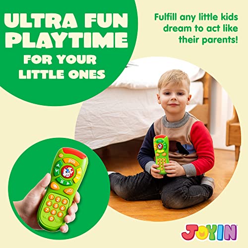 JOYIN Baby Toy Phone, Remote Control and Smart Phone with Music, Fun Musical Learning Toys for Babies, Boys, Boys, or Girls, Birthday and Christmas Gifts