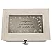 Pavilion Gift Company 77117 Dandelion Every Dream Fulfilled Started with a Simple Wish Vintage Style Jewelry Box with Glass Window, Beige, Bronze