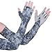 EXski UV Protection Cooling Cycling Arm Sleeves Sunblock Sunscreen Hand Cover Sleeves Men Women Perfect for Driving Running Golfing Basketball Outdoor Activities