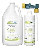 BioTurf BioS+ Artificial Turf Grass Concentrate Enzyme Cleaner and Pet Odor Eliminator Value Pack - Removes Odors and Bacteria - Organic, Non-Toxic, Eco-Friendly (1 Gallon, 32 oz Bottle and BioSiphon