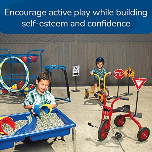 Angeles MyRider Midi Trike Bike, Yellow - Perfect for Beginning Riders Ages 3+, Encourages Active Play, Supports Up to 70lbs., Durable Design, Built-In Safety Features, Comfortable Ride, Solid Tires