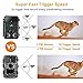 Tvird Trail Camera 16MP 1080P Wildlife Camera Super Night Vision Hunting Camera 125° Detecting Range and 66 FT Motion Activated with 2.4'' LCD Display IP66 Waterproof Protected Design