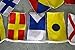 Maritime Signal Flags/Flag Set - String of 26 Flag - 8 Feet Long – Nautical/Maritime/Marine/Boat/Ship/Vessel/Nautical Decor (5029)