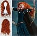 Worldflying®pretty Popular Brave Merida New Long Orange Curly Cosplay Party Wig Orange Wig