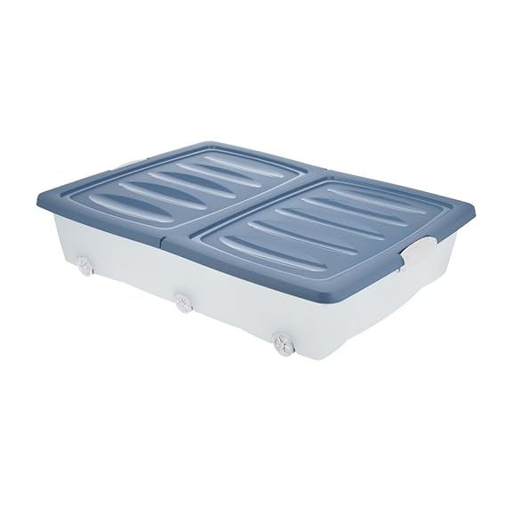 Large Under Bed Plastic Storage Drawer Container Box Wheeled Toys