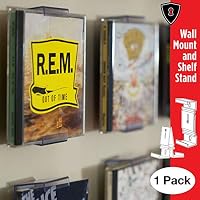 CollectorMount CD Mount Wall Frame Display and Shelf Stand, Invisible and Adjustable, 1 Pack