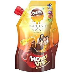 Rasna Native Haat Honey vita Spout pack 500g Pack of 2 (Chocolate)
