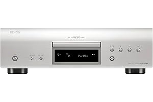 Denon DCD-1700NE SACD Player, CD Players for Home, Ultra-Precision 192 kHz/32 Bit D/A Converter, Vibration-Resistant Design, Supports DSD, FLAC, WAV Files, Pure Direct Mode, 2 Digital Outputs, Silver