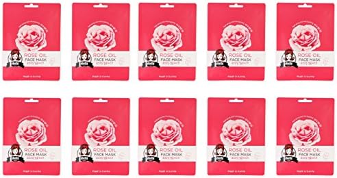 Stella Fiesta Rose Oil Face Mask Value Pack (10 Sheet Masks)