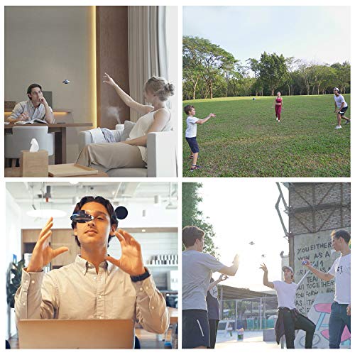 ATHLERIA FlyNova Flying Toys - Hand Operated Drones for Kids or Adults - UFO Drone Flying Toy Hand Controlled Mini Free Flight Paths Creative Toy for Indoor Outdoor, Office, Garden