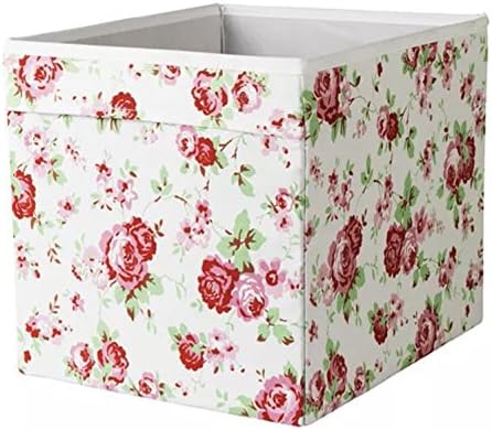 IKEA Drona Caja, Diseño de flores, Pack de 5: Amazon.es: Hogar