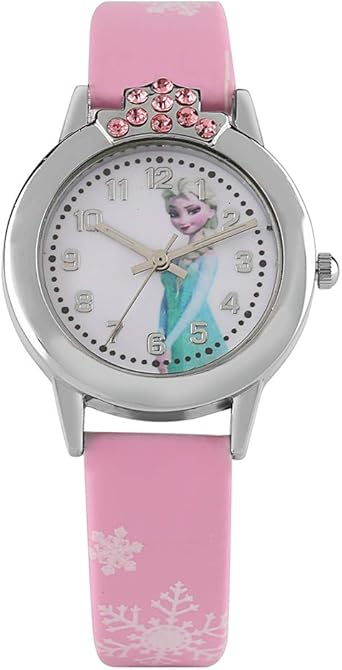 Reloj de pulsera de cuarzo para mujer, diseño de Frozen en la esfera, regalo para hombres: Amazon.es: Relojes