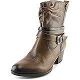 Earth Spruce Women Round Toe Leather Green Ankle Boot
