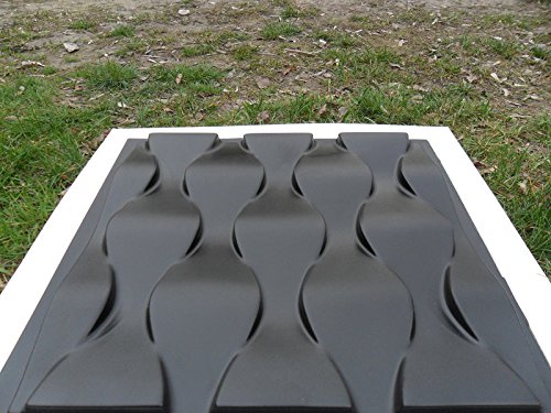 Wall Plaster Panel Concrete Abs Plastic Mold 3d Decorative Decor