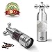 Salt and Pepper Grinder Set - Warmhoming Stainless Steel Pepper Mill Salt Mill - Granule Size Adjustable Pepper Grinder Salt Grinder - Set of 2