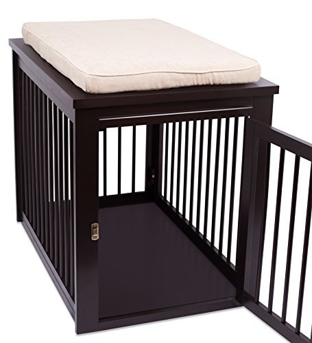 Internet S Best Decorative Dog Kennel With Pet Bed Wooden Dog
