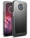 Moto Z3 Play Case, Moto Z3 Case, Poetic Karbon Shield [Shock Absorbing] Slim Fit TPU Case with [Carbon Fiber Texture] for Motorola Moto Z3 Play/Moto Z3 Black