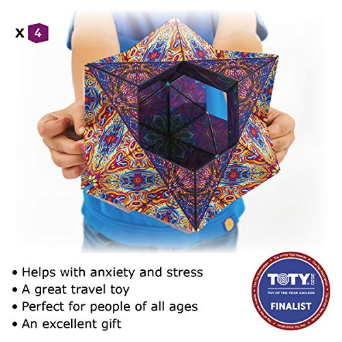 SHASHIBO-The-Shape-Shifting-Box-36-Rare-Earth-Magnets-STEMSTEAM-Fidget-Geometric-3D-Magnetic-Transforming-Magnetic-Box-Magic-Cube-Spaced-Out