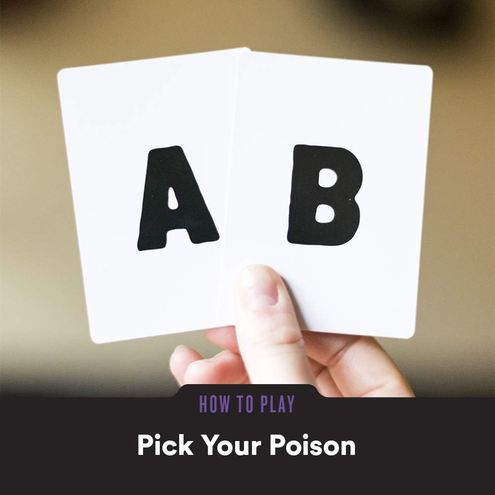 Pick Your Poison Card Game: The “What Would You Rather Do?” Party Game for All Ages - Family Edition: Toys & Games