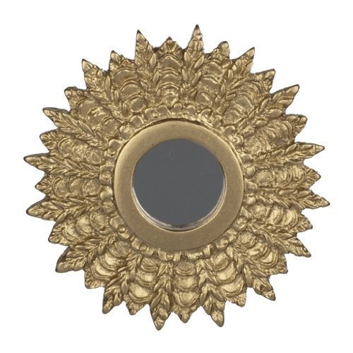 Dolls House Miniature Accessory Giltwood 1950's Sunburst Mirror