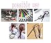 DUOQU 1/8 inch Wide Double Face Satin Ribbon 100 Yards Roll Multiple Colors White