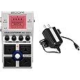 Zoom MS-50G+ Guitar Effects Pedal with 100 Effects, Stereo Outputs, Tuner, Drives, Modulations, Delays, Reverbs, Compressors, Filters, Special Effects and Zoom AD-16 9V AC Power Adapter