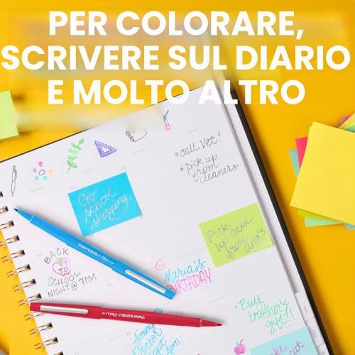 Flair Candy POP Pennarelli con punta in feltro | punta media (0,7 mm) | colori assortiti | confezione da 12