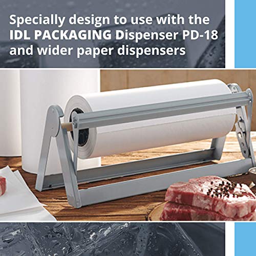 IDL Packaging 24" x 1100' Freezer Paper Roll for Meat and Fish