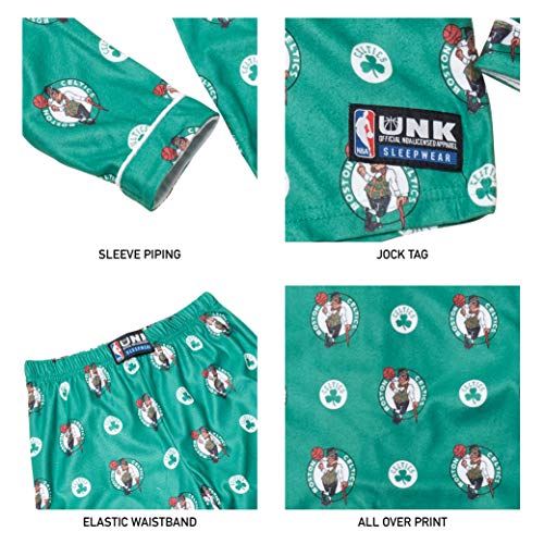 Ultra Game Boys' NBA 2 Piece PJs Lounge Flannel Set, Multi-Team, Navy, 14-16 - Thumbnail 7