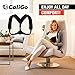 Caligo Back Posture Corrector Brace for Women Men - Adjustable Lumbar Support Device for Neck, Spine, Clavicle, Shoulder & Lower Back Pain Relief |Comfortable Discreet Alignment for Work, Home, Travel