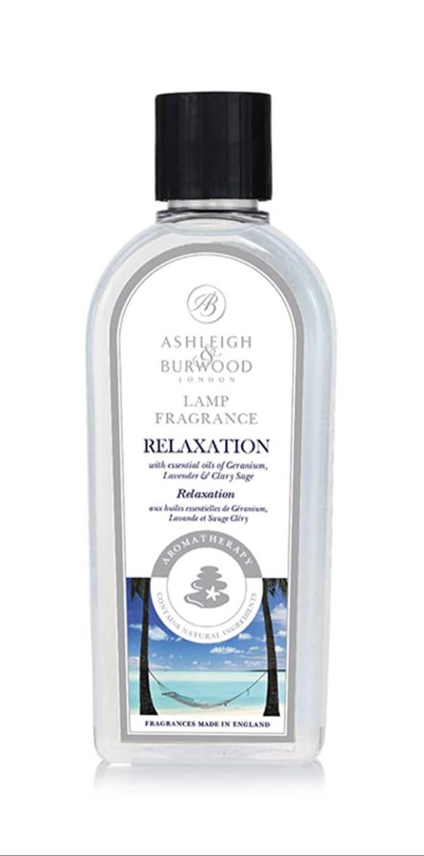 ASHLEIGH & BURWOOD | Relaxation Lamp Fragrance | 500 ml | Made in the UK | Aromatherapy Fragrances